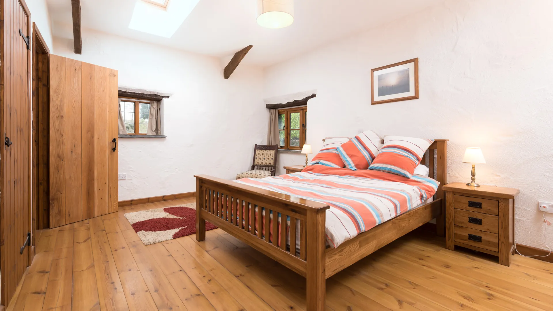The Byre master bedroom